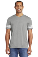 District Made Mens Game Tee. DT376-T-shirts-Heathered Nickel/ White-S-JadeMoghul Inc.