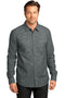 District Made - Men's Long Sleeve Washed Woven Shirt. DM3800-Woven Shirts-Grey-4XL-JadeMoghul Inc.