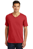 District Made Men's Perfect Weight V-Neck Tee. DT1170-T-shirts-Classic Red-4XL-JadeMoghul Inc.