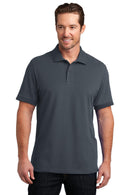 District Made Men's Stretch Pique Polo. DM325-Polos/knits-Grey Smoke-4XL-JadeMoghul Inc.