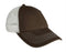 District - MeshBack Cap. DT607-Caps-Chocolate Brown/ White-OSFA-JadeMoghul Inc.
