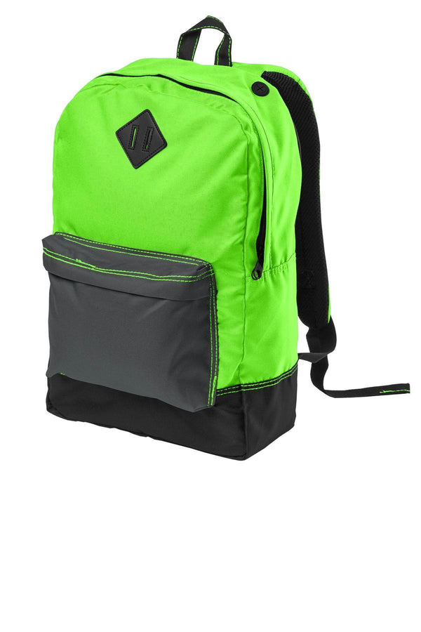 District - Retro Backpack. DT715-Bags-Electric Purple-OSFA-JadeMoghul Inc.