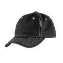 District Rip and Distressed Cap DT612-Caps-Black/Chrome-OSFA-JadeMoghul Inc.