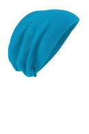 District - Slouch Beanie DT618-Caps-Neon Blue-OSFA-JadeMoghul Inc.