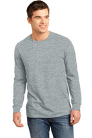 District - Young Men's The Concert Tee Long Sleeve. DT5200-Juniors & Young Men-Heather Grey-4XL-JadeMoghul Inc.