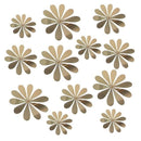 DIY Circles Wall Mirror Stickers Vinyl Art Mural Wall Sticker Room Decoration Sofa TV Background Home Wall Decor Dropshipping-12 Pcs 3D Flowers-JadeMoghul Inc.