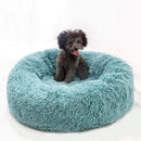 Dog & Cat Long Plush Pet Bed Calming Beds - Ultra-soft Pets Basket Kennel Dog Round Cat Winter Cushion Warm Sleeping Bag Mat JadeMoghul Inc. 