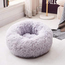 Dog & Cat Long Plush Pet Bed Calming Beds - Ultra-soft Pets Basket Kennel Dog Round Cat Winter Cushion Warm Sleeping Bag Mat JadeMoghul Inc. 