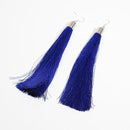 DoreenBeads 2017 New Hot Bohemia Long Tassel Earrings for Women European Exaggerated Boho Vintage Drop Earrings 8 Colors, 1 Pair-Royal Blue-JadeMoghul Inc.