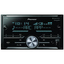 Double-DIN In-Dash Digital Media Receiver with Bluetooth(R), SiriusXM(R) Ready & 3 Pairs of High-Volt RCA Preamp Outputs-Receivers & Accessories-JadeMoghul Inc.