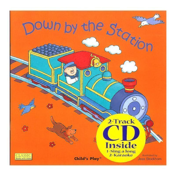 DOWN BY THE STATION PAPERBACK & CD-Childrens Books & Music-JadeMoghul Inc.