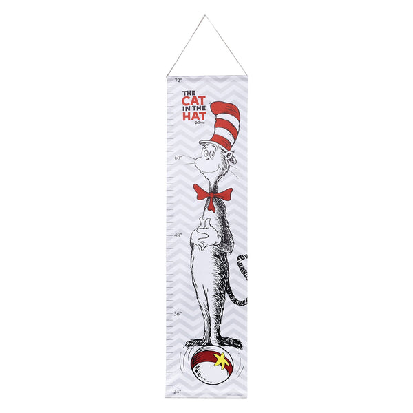 Dr. Seuss Cat in the Hat Canvas Growth Chart-S-CAT-JadeMoghul Inc.
