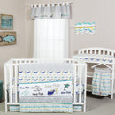 Dr. Seuss New Fish 5 Piece Crib Bedding Set-S-NEW FISH-JadeMoghul Inc.