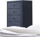 Drawers Chest of Drawers - 32" X 16" X 49" 2 Tone Gray Contemporary Chest HomeRoots