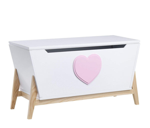 Drawers Chest of Drawers For Sale - 16" X 37" X 20" White Pink Wood Youth Chest HomeRoots