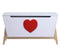 Drawers Chest of Drawers For Sale - 16" X 37" X 20" White Red Wood Youth Chest HomeRoots