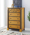 Drawers Chest of Drawers For Sale - 18" X 33" X 48" Honey Oak Espresso Wood Chest HomeRoots