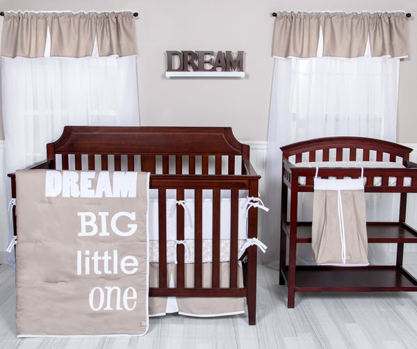 Dream Big Little One 3 Piece Crib Bedding Set-DRM BG-JadeMoghul Inc.
