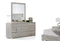 Dressers Bedroom Dresser - 30" Grey Veneer and MDF Dresser HomeRoots