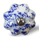 Dressers Dresser Knobs - 1.5" x 1.5" x 1.5" Ceramic/Metal Ruby Red 12 Pack Knob HomeRoots