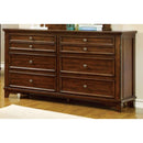 Dressers Pristine And Minimal Wooden Dresser In Transitional Style, Brown Cherry Benzara