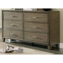 Subtle And Ultra-Fine Wooden Dresser In Contemporary Style, Gray