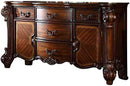 Dressers Tall Dresser - 71" X 21" X 38" Cherry Wood Dresser HomeRoots