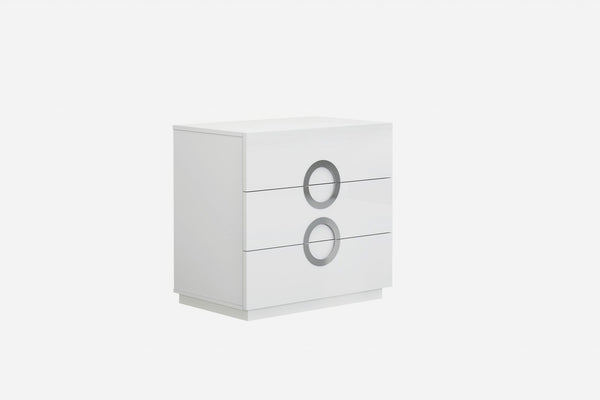 Dressers White Dresser - 30" X 20" X 30" White Stainless Steel Double Dresser Extension HomeRoots