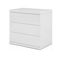 Dressers White Dresser - 31" X 20" X 30" White Double Dresser Extension HomeRoots