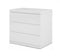 Dressers White Dresser - 31" X 20" X 30" White Double Dresser Extension HomeRoots