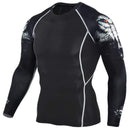 Dry Fit Full Sleeves Fitness Shirts-TC118-Asian Size S-JadeMoghul Inc.