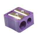 DUAL HOLE PLASTIC PENCIL SHARPENER-Supplies-JadeMoghul Inc.