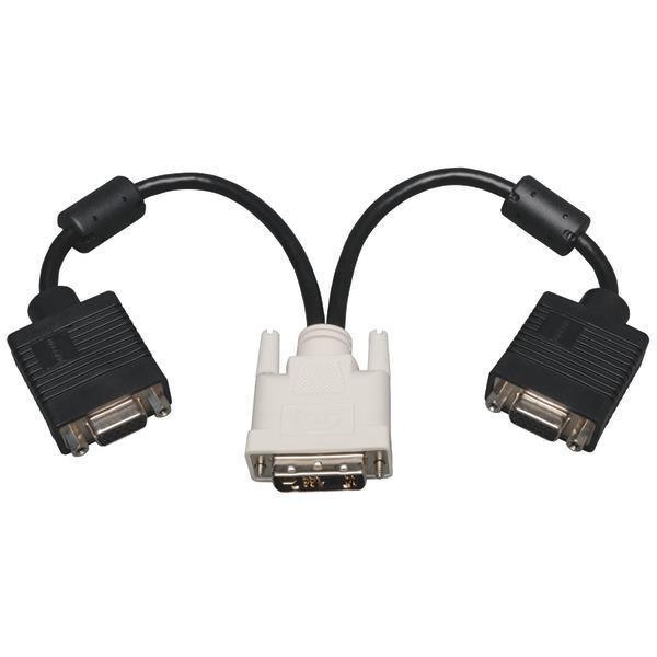DVI to VGA Splitter Adapter Cable, 1ft-Video & Media Conversion-JadeMoghul Inc.