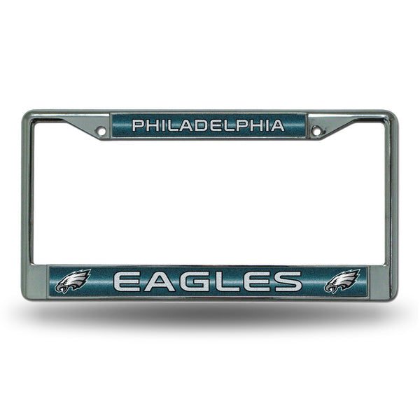 Cute License Plate Frames Eagles Bling Chrome Frame
