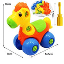 Early Learning Education DIY Screw Nut Group Installed Plastic 3d Puzzle Disassembly Motorcycle Kids Toys for Children Toys-YLH88161-JadeMoghul Inc.