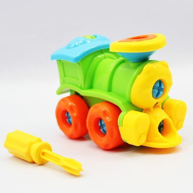 Early Learning Education DIY Screw Nut Group Installed Plastic 3d Puzzle Disassembly Motorcycle Kids Toys for Children Toys-YLH88167-JadeMoghul Inc.