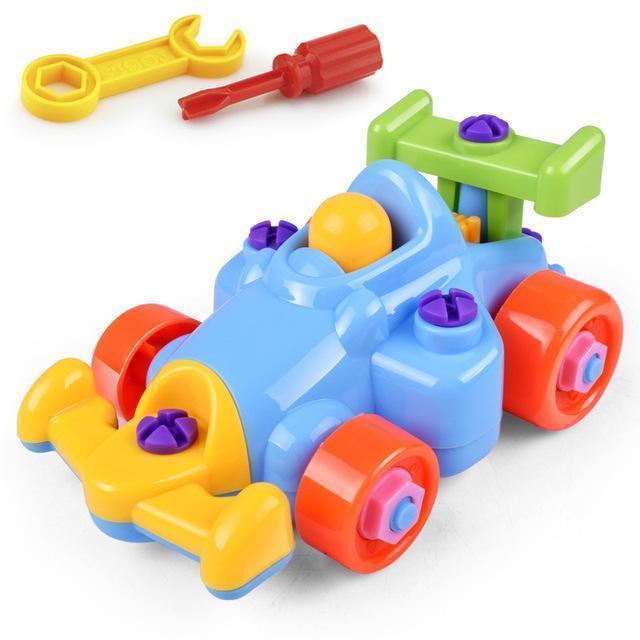 Early Learning Education DIY Screw Nut Group Installed Plastic 3d Puzzle Disassembly Motorcycle Kids Toys for Children Toys-Z01542-JadeMoghul Inc.