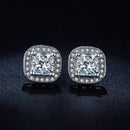 Earrings For Women - Platinum Plated Cubic Zircon Stud Earrings