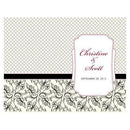 Eclectic Patterns Program Vintage Pink (Pack of 1)-Wedding Ceremony Stationery-Mocha Mousse-JadeMoghul Inc.