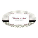 Eclectic Patterns Small Cling Vintage Pink (Pack of 1)-Wedding Signs-Black-JadeMoghul Inc.
