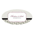 Eclectic Patterns Small Cling Vintage Pink (Pack of 1)-Wedding Signs-Mocha Mousse-JadeMoghul Inc.