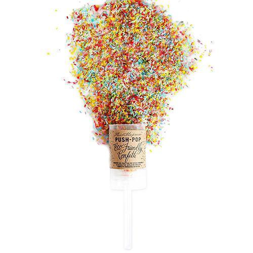 Eco-Friendly Push-Pop Confetti - Multi-color (Pack of 1)-Celebration Party Supplies-JadeMoghul Inc.