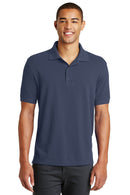 Eddie Bauer Cotton Pique Polo. EB100-Polos/Knits-River Blue-XS-JadeMoghul Inc.