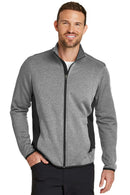 Eddie Bauer Full-Zip Heather Stretch Fleece Jacket. EB238-Sweatshirts/Fleece-Grey Heather-4XL-JadeMoghul Inc.