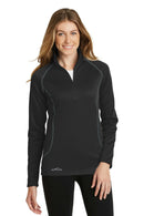 Eddie Bauer Ladies 1/2-Zip Base Layer Fleece EB237-Sweatshirts/Fleece-Black-4XL-JadeMoghul Inc.