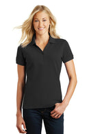 Eddie Bauer Ladies Cotton Pique Polo. EB101-Polos/knits-Black-4XL-JadeMoghul Inc.