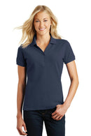 Eddie Bauer Ladies Cotton Pique Polo. EB101-Polos/knits-River Blue-4XL-JadeMoghul Inc.