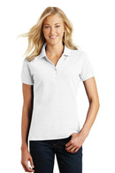 Eddie Bauer Ladies Cotton Pique Polo. EB101-Polos/knits-White-4XL-JadeMoghul Inc.