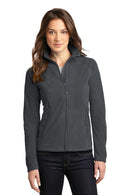 Eddie Bauer Ladies Full-Zip microFleece Jacket. EB225-Ladies-Grey Steel-4XL-JadeMoghul Inc.