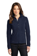 Eddie Bauer Ladies Full-Zip microFleece Jacket. EB225-Ladies-Navy-4XL-JadeMoghul Inc.